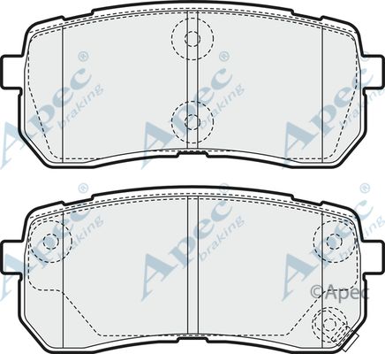 APEC BRAKING Jarrupala, levyjarru PAD1581